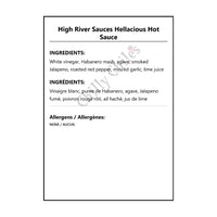 High River Sauces Hellacious Hot Sauce - Hot Sauce