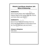Historic Lynchburg Jamaican Jerk Spice & Seasoning - Spice/Peppers
