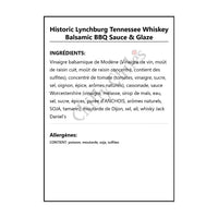 Historic Lynchburg Tennessee Balsamic BBQ Sauce & Glaze - BBQ Sauce