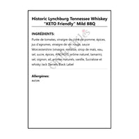 Historic Lynchburg Tennessee ’KETO Friendly’ Mild BBQ - BBQ Sauce