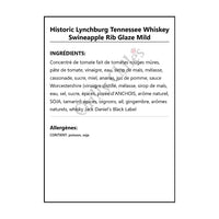 Historic Lynchburg Tennessee Swineapple Rib Glaze Mild - BBQ Sauce