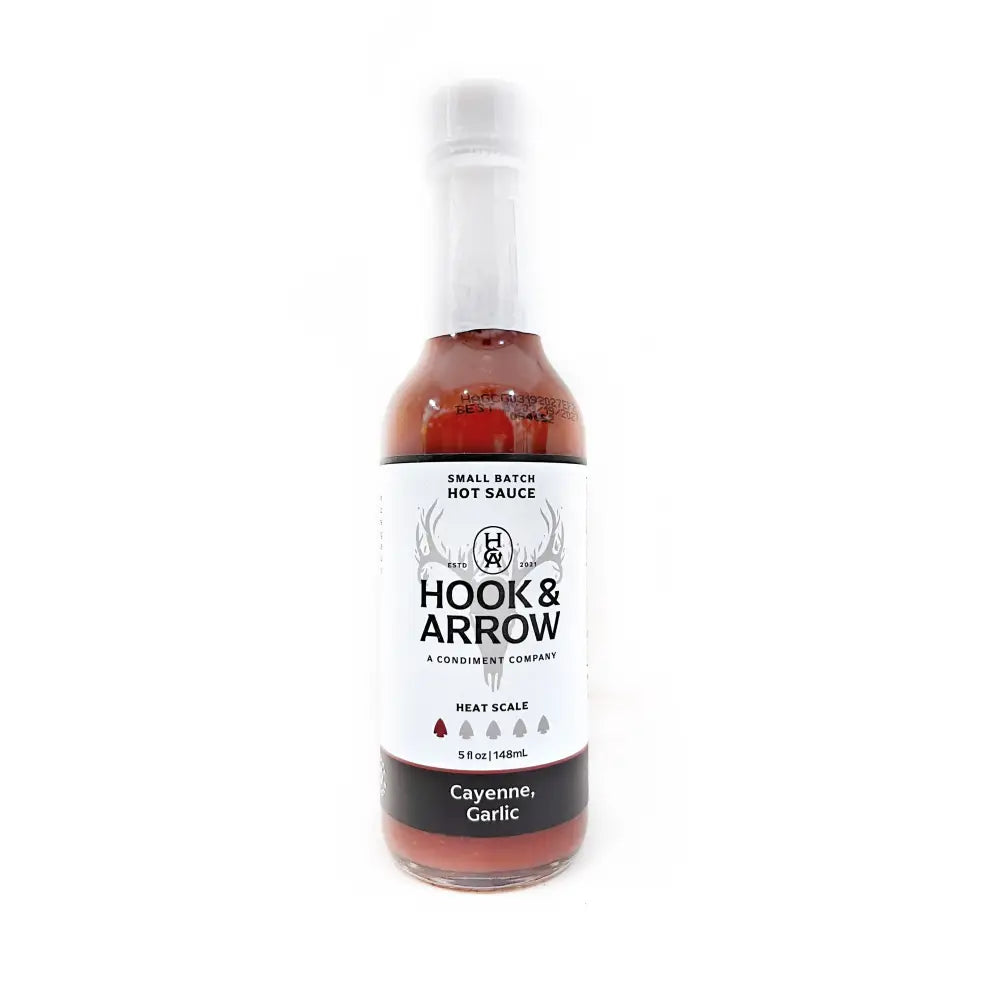 Hook & Arrow Cayenne Garlic Hot Sauce - Hot Sauce