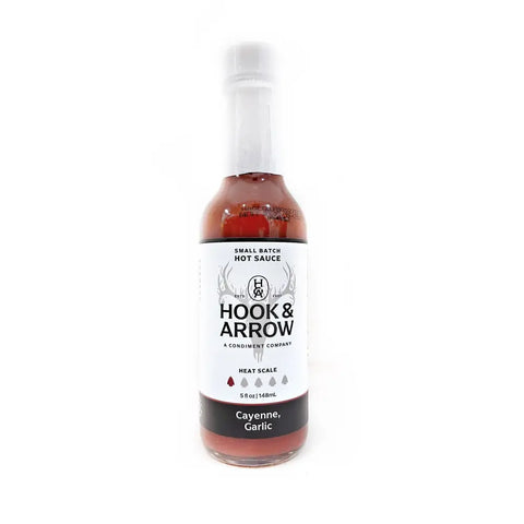 Hook & Arrow Cayenne Garlic Hot Sauce - Hot Sauce