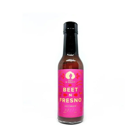 Hot N Saucy Beet N Fresno Hot Sauce - Hot Sauce