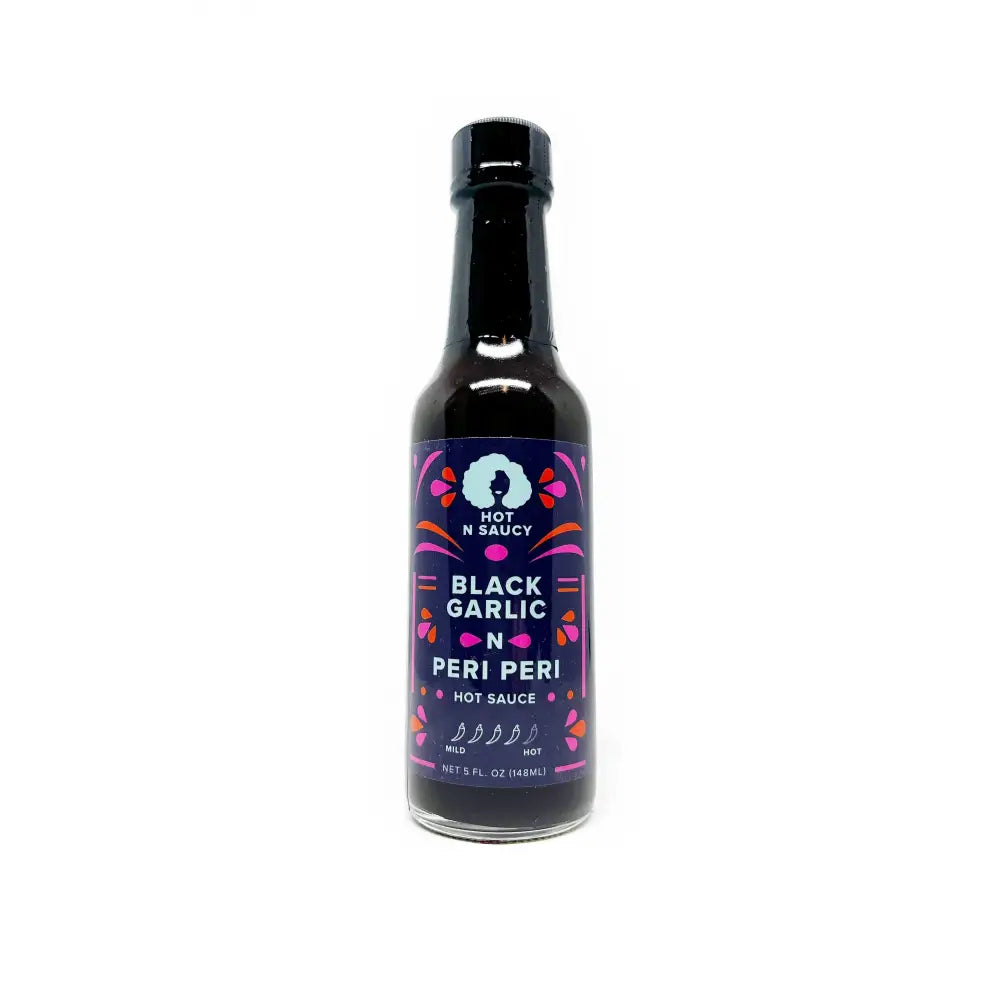 Hot N Saucy Black Garlic N Peri Peri Hot Sauce - Hot Sauce