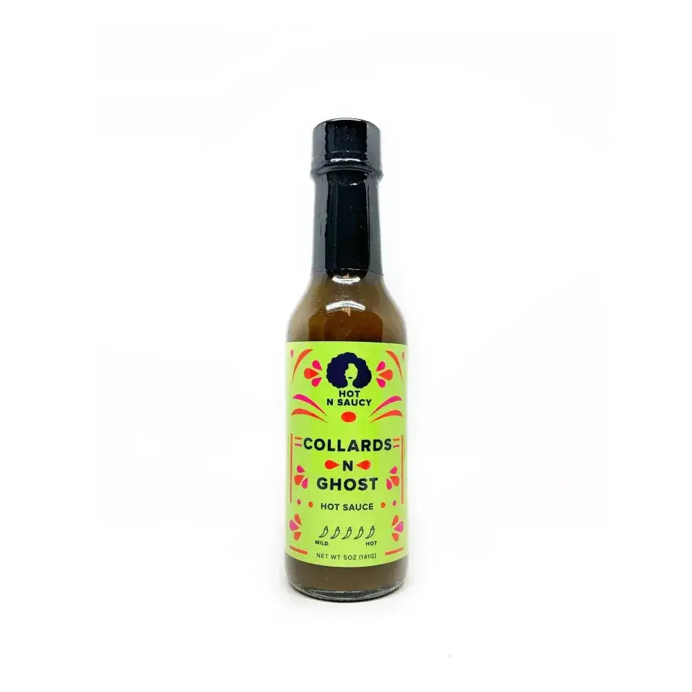 Hot N Saucy Collards N Ghost Hot Sauce - Hot Sauce