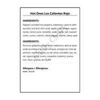 Hot Ones Los Calientes Rojo - Hot Sauce
