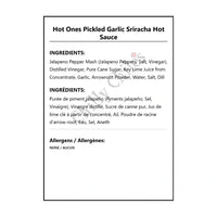 Hot Ones Pickled Garlic Sriracha Hot Sauce - Hot Sauce