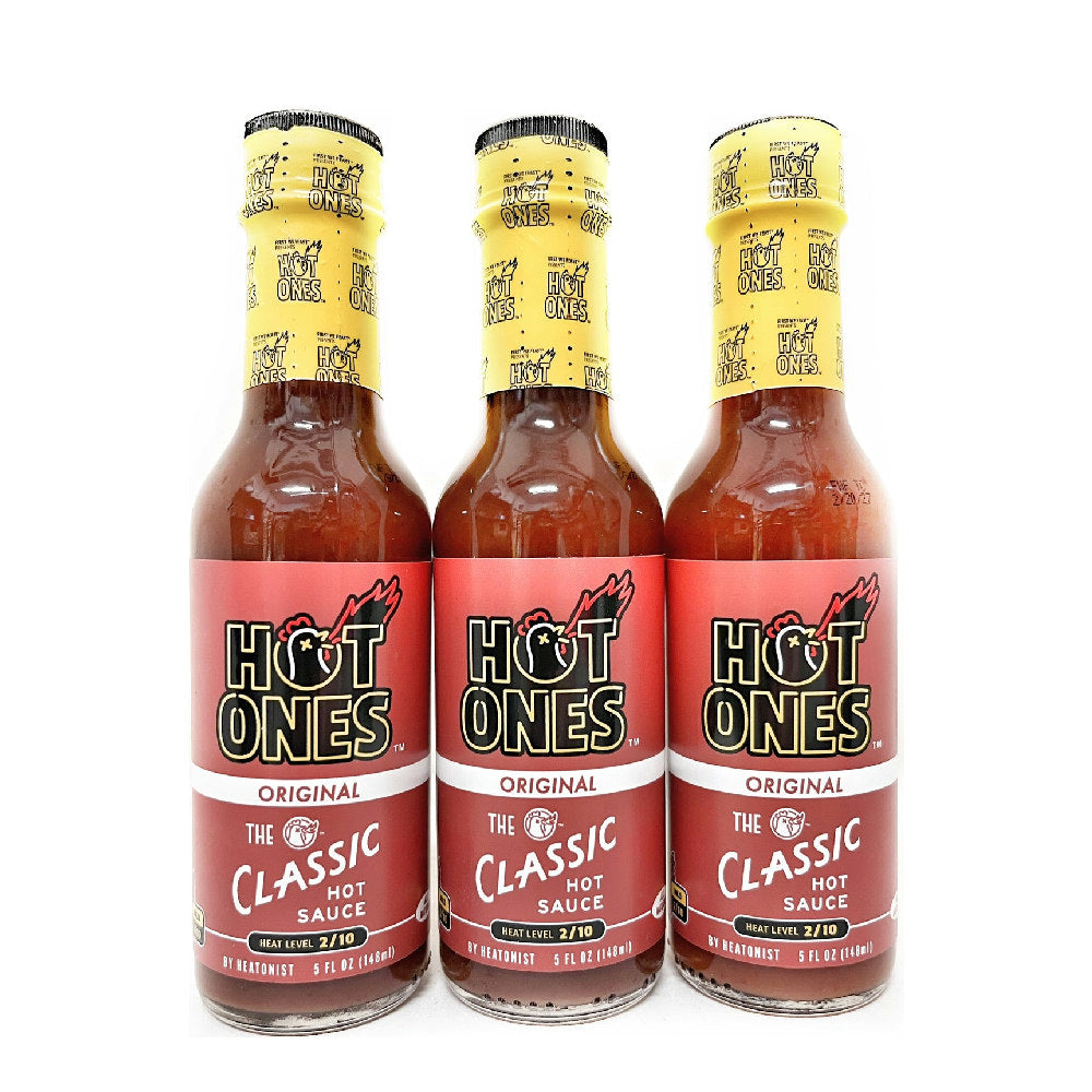 Hot Ones The Classic Original Hot Sauce 3-Pack