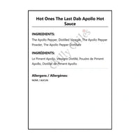 Hot Ones The Last Dab Apollo Hot Sauce - Hot Sauce