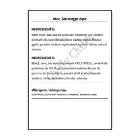 Hot Sausage 8pk - Other