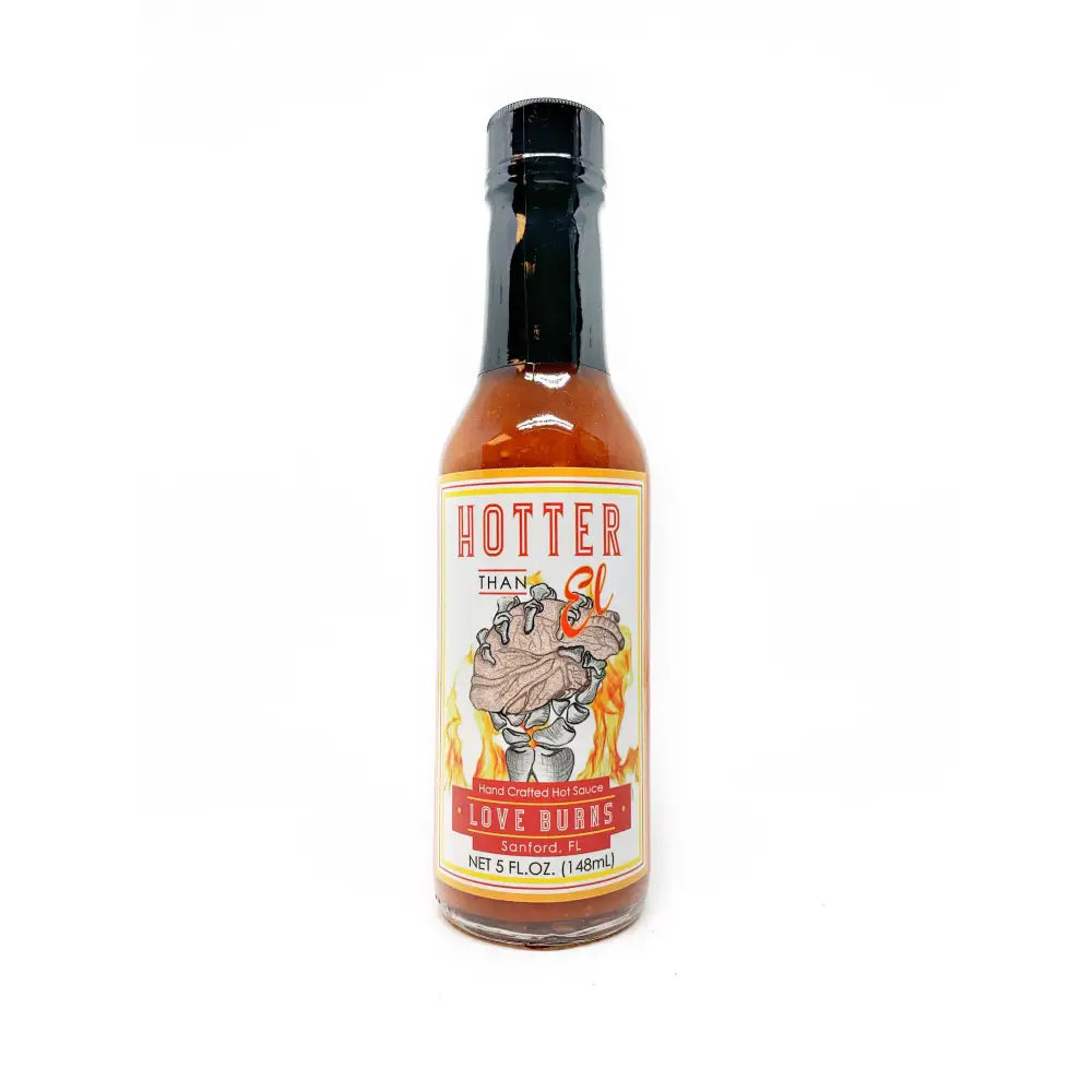 Hotter Than El Love Burns Hot Sauce - Hot Sauce