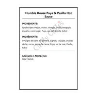 Humble House Puya & Pasilla Hot Sauce - Hot Sauce