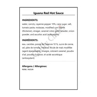 Iguana Red Hot Sauce - Hot Sauce