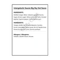 Intergalactic Sauces Big Sky Hot Sauce - Hot Sauce