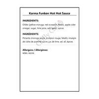 Karma Funken Hot Hot Sauce - Hot Sauce