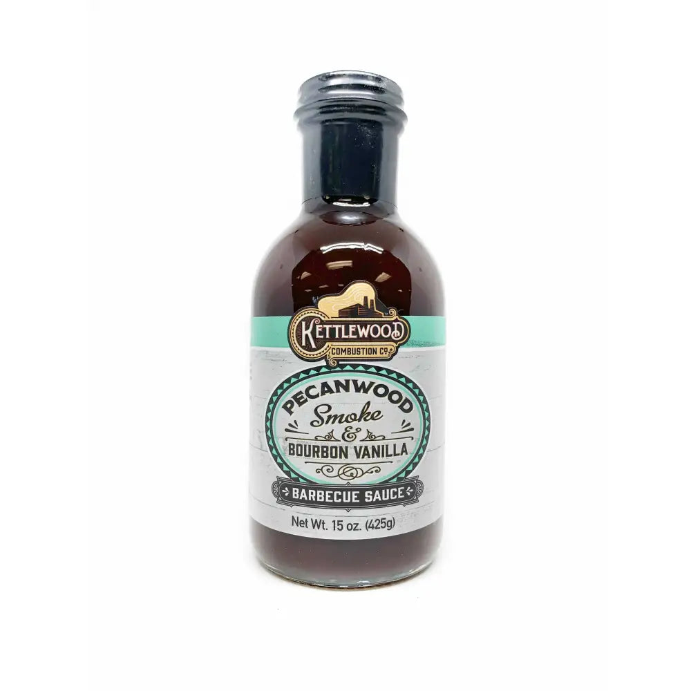 Kettlewood Pecanwood Smoke & Bourbon Vanilla BBQ Sauce - BBQ Sauce