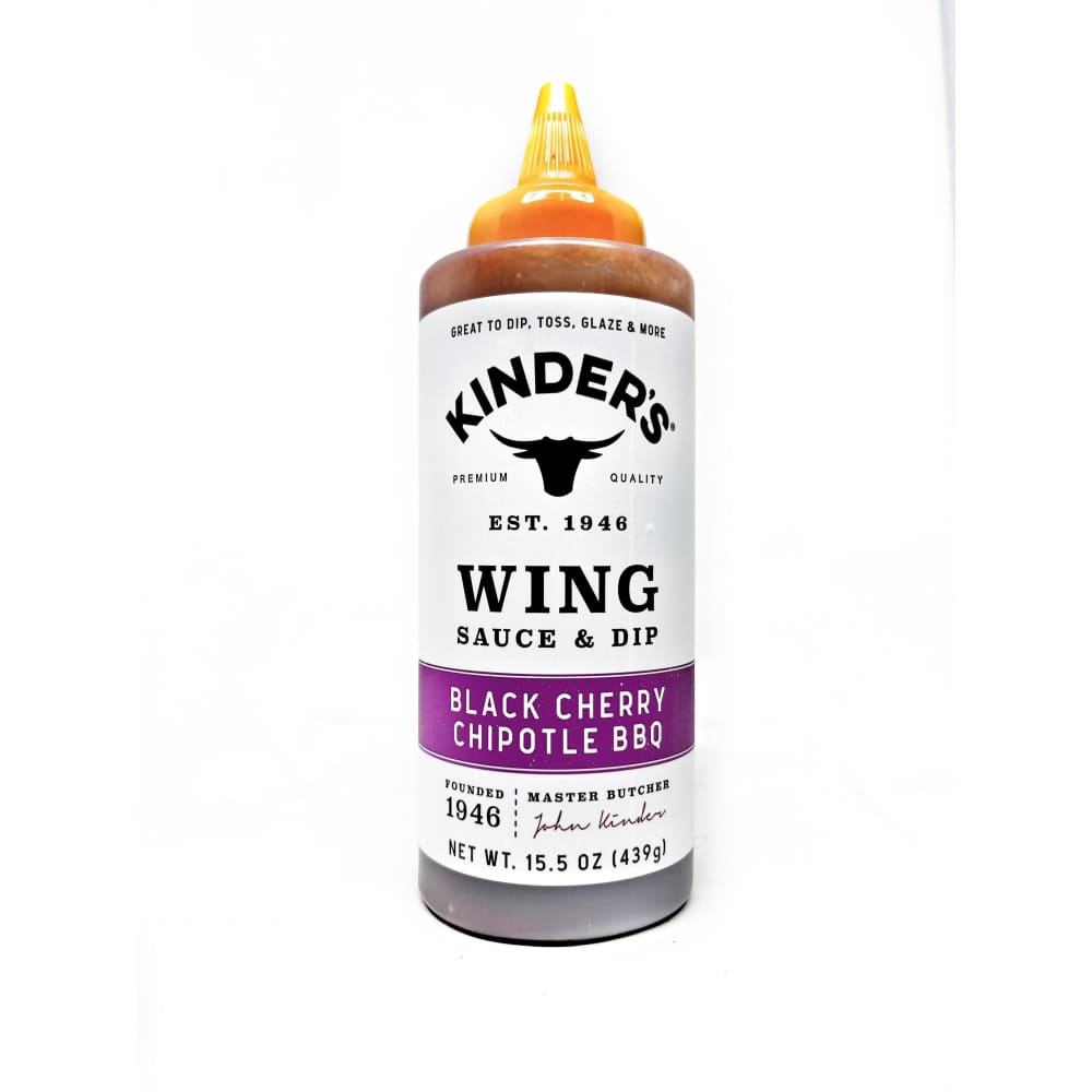 Kinder’s Black Cherry Chipotle BBQ Wing Sauce & Dip - Wing Sauce