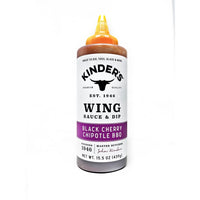 Thumbnail for Kinder’s Black Cherry Chipotle BBQ Wing Sauce & Dip - Wing Sauce