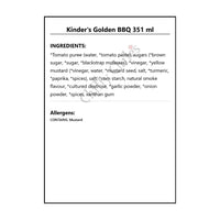Kinder’s Golden BBQ 351 ml - BBQ Sauce
