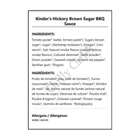Kinder’s Hickory Sugar BBQ Sauce - BBQ Sauce