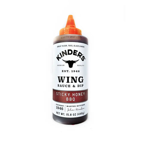 Kinder’s Sticky Honey BBQ Wing Sauce - Wing Sauce