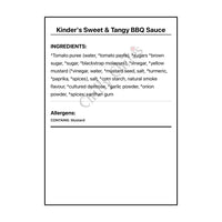 Kinder’s Sweet & Tangy BBQ Sauce - BBQ Sauce