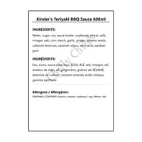 Kinder’s Teriyaki BBQ Sauce 608ml - BBQ Sauce