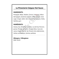 La Pimenterie Calypso Hot Sauce - Hot Sauce