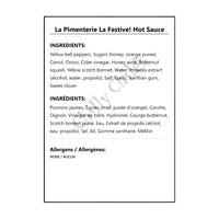 La Pimenterie La Festive! Hot Sauce - Hot Sauce