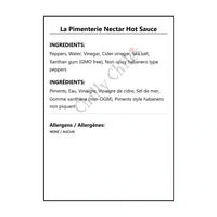 La Pimenterie Nectar Hot Sauce - Hot Sauce