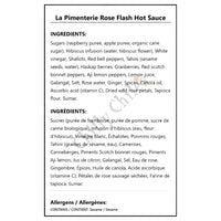 La Pimenterie Rose Flash Hot Sauce - Hot Sauce