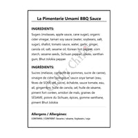 La Pimenterie Umami BBQ Sauce - BBQ Sauce