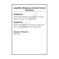Ladykillers Blueberry & Bonnet Hot Sauce - Hot Sauce