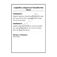 Ladykillers Jalapeno & Tomatillo Hot Sauce - Hot Sauce