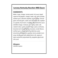 Larceny Kentucky Bourbon BBQ Sauce - BBQ Sauce