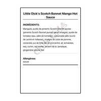 Little Dick’s Bonnet Mango Hot Sauce - Hot Sauce