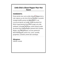 Little Dick’s Ghost Pepper Pear Hot Sauce - Hot Sauce