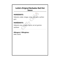 Lottie’s Original Barbados Red Hot Sauce - Hot Sauce