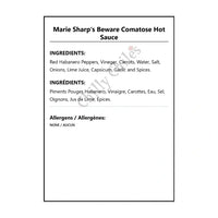 Marie Sharp’s Beware Comatose Hot Sauce - Hot Sauce