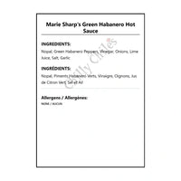 Marie Sharp’s Green Habanero Hot Sauce - Hot Sauce