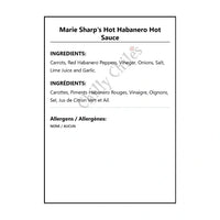 Marie Sharp’s Hot Habanero Hot Sauce - Hot Sauce