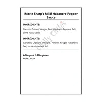 Marie Sharp’s Mild Habanero Pepper Sauce - Hot Sauce