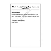 Marie Sharp’s Orange Pulp Habanero Hot Sauce - Hot Sauce