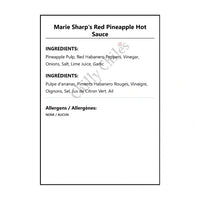 Marie Sharp’s Red Pineapple Hot Sauce - Hot Sauce