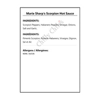 Marie Sharp’s Scorpion Hot Sauce - Hot Sauce