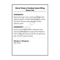 Marie Sharp’s Smokey Sweet Wing Sauce 5oz - Wing Sauce