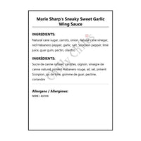 Marie Sharp’s Sneaky Sweet Garlic Wing Sauce - Wing Sauce