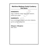 Maritime Madness Candy Cranberry Hot Sauce - Hot Sauce