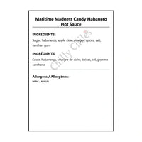 Maritime Madness Candy Habanero Hot Sauce - Hot Sauce